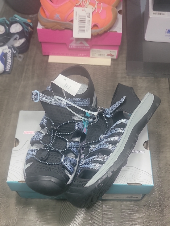 ZeroXposur Shoes - Nib Zeroxposur La Playa Black/Blue Outdoor Sport Hiking Walking Sandals Size 11